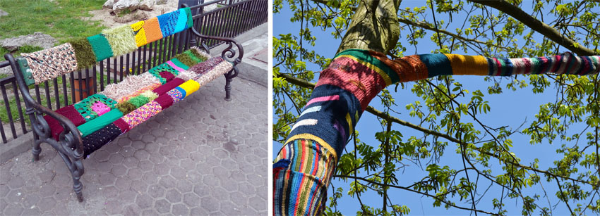 guerilla knitting